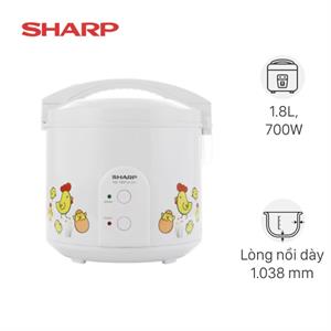 Nồi cơm nắp gài Sharp 1.8 lít KS-183TJV-CH
