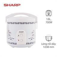 Nồi cơm nắp gài Sharp 1.8 lít KS-183TJV-CR