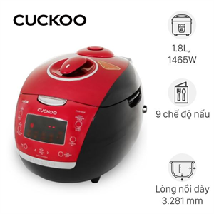 Nồi cơm áp suất cao tần Cuckoo 1.8 lít CRP-HUS1000F