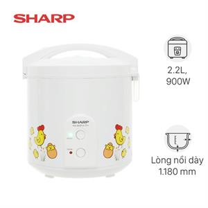 Nồi cơm nắp gài Sharp 2.2 lít KS-223TJV-CH