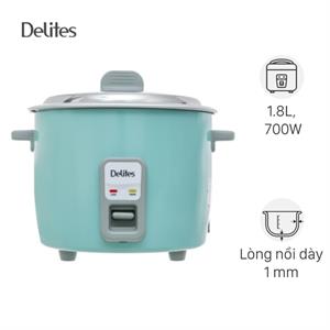 Nồi cơm nắp rời Delites 1.8 lít NCR1802