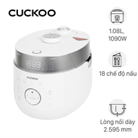 Nồi cơm áp suất cao tần Cuckoo 1.08 lít CRP-LHTR0609F/WHSIVNCV