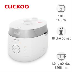 Nồi cơm áp suất cao tần Cuckoo 1.8 lít CRP-LHTR1009F/WHSIVNCV
