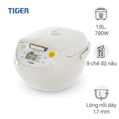 Nồi cơm điện tử Tiger 1.8 lít JBV-S18W