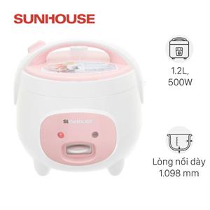 Nồi cơm nắp gài Sunhouse 1.2 lít SHD8217W
