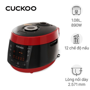 Nồi cơm điện tử áp suất Cuckoo 1.08 lít CRP-PK0600F/BKRDVN