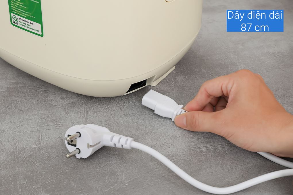 Nồi cơm điện tử Bear 1 lít DFB-C30D1 Màu Trắng