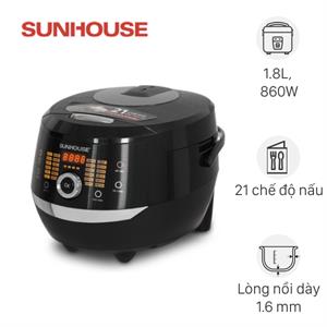 Nồi cơm điện tử Sunhouse 1.8 lít SHD8911