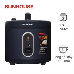 Nồi cơm nắp gài Sunhouse 1.8 lít SHD8632