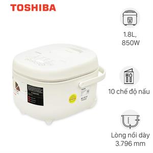 Nồi cơm điện tử Toshiba 1.8 lít RC-18DR4TVN(W) - Trắng
