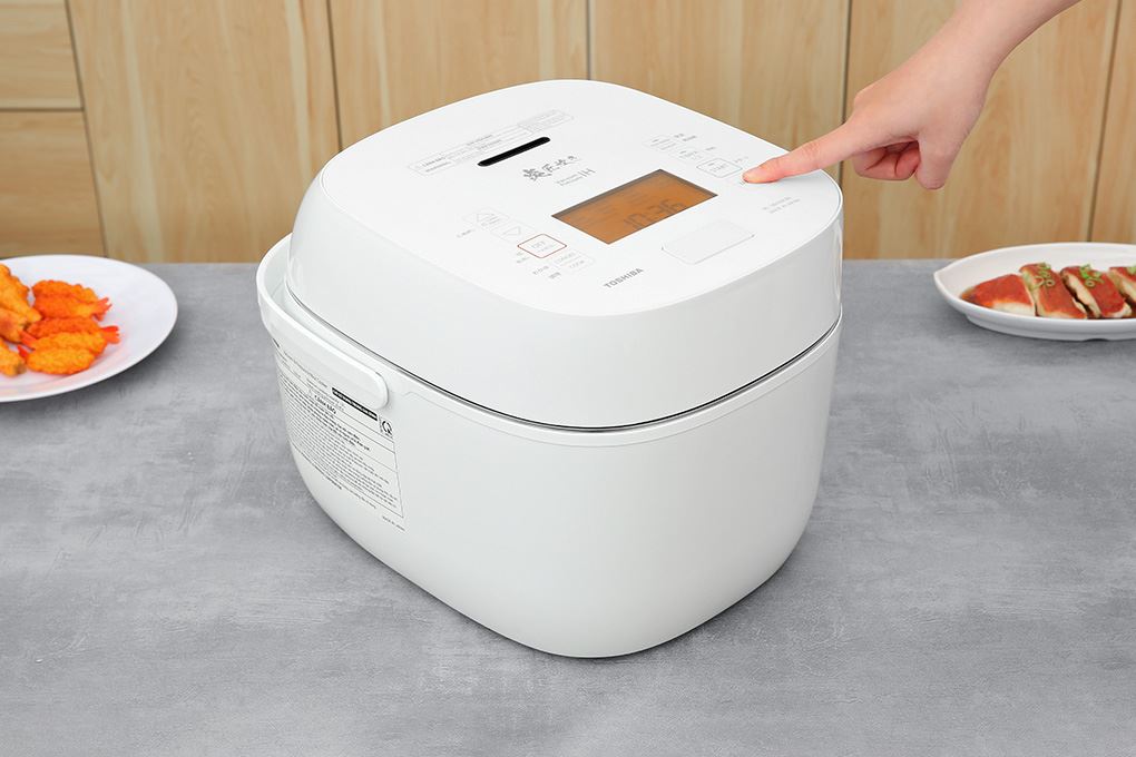 Nồi cơm áp suất cao tần Toshiba 1.8 lít RC-18VXWVN(W) Màu Trắng