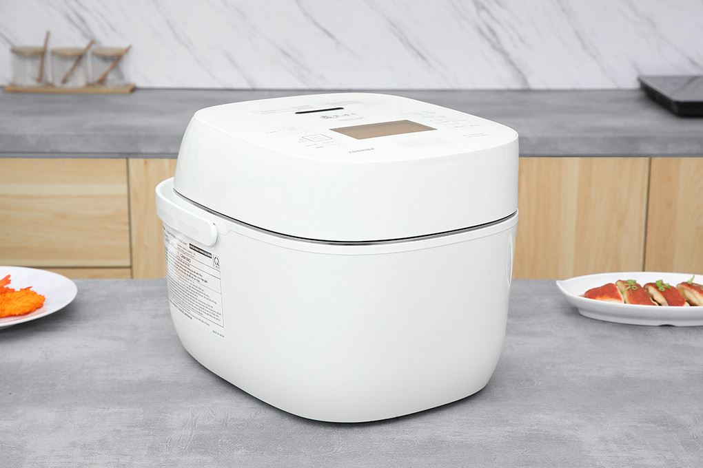 Nồi cơm áp suất cao tần Toshiba 1.8 lít RC-18VXWVN(W) Màu Trắng