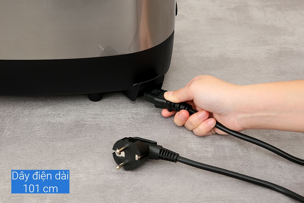 Nồi cơm cao tần Tefal Rice Master Max 1.8 lít RK819868 Màu Đen - Bạc