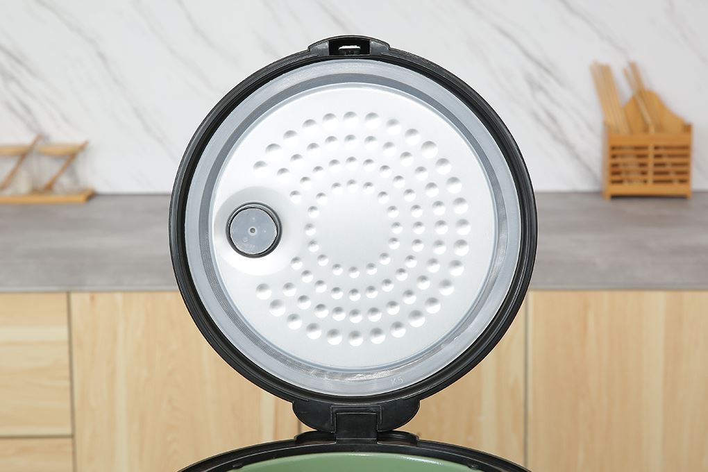 Nồi cơm nắp gài Nagakawa 1.2 lít NRC3812 Màu Xanh lá