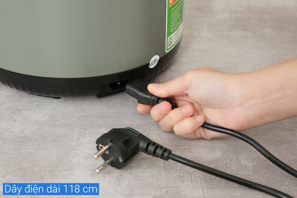 Nồi cơm nắp gài Nagakawa 1.8 lít NRC3836 Màu Xanh đậm