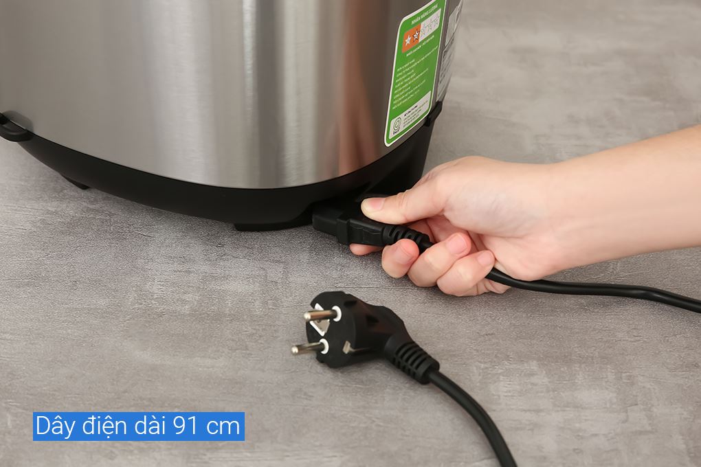 Nồi cơm nắp gài Philips 1.8 lít HD3213/31 Màu Xám