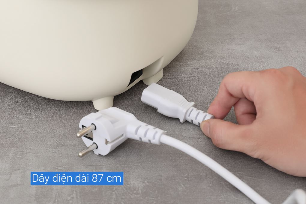 Nồi cơm điện tử Bear 1 lít RC-4H30U Màu Trắng - Kem