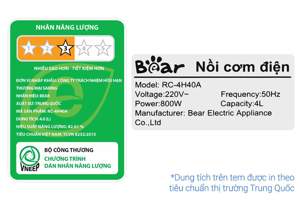 Nồi cơm điện tử Bear 1.5 lít RC-4H40A - 17