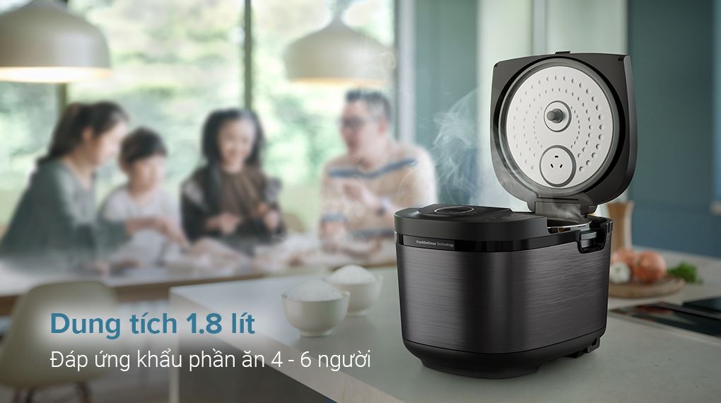Dung tích - Nồi cơm điện tử Philips 1.8 lít HD4814/31