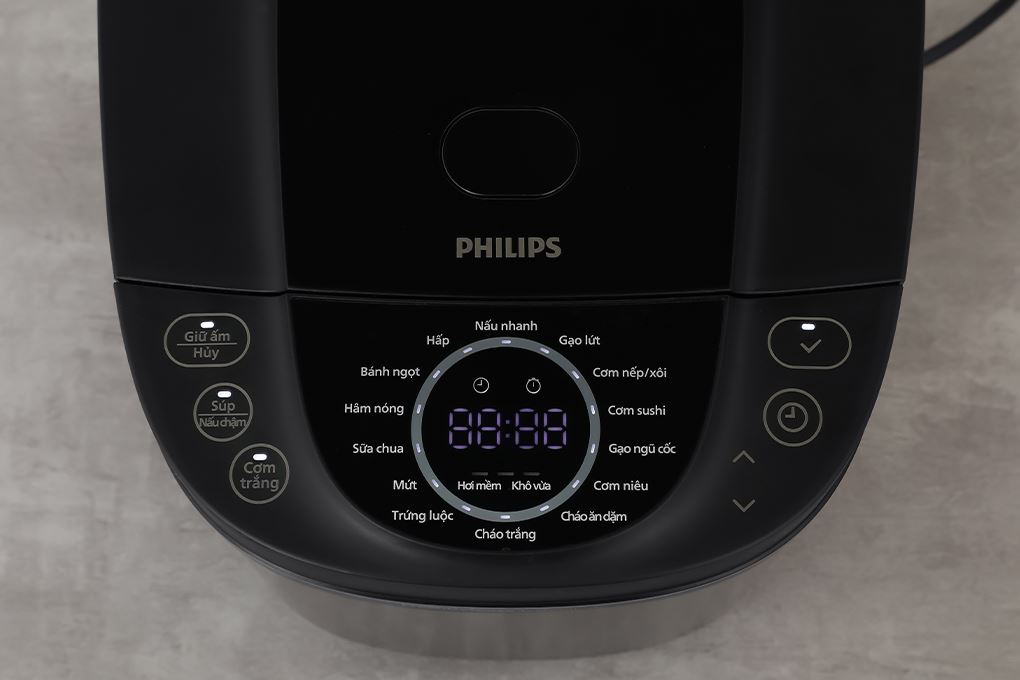 Nồi cơm điện tử Philips 1.8 lít HD4814/31 Màu Đen