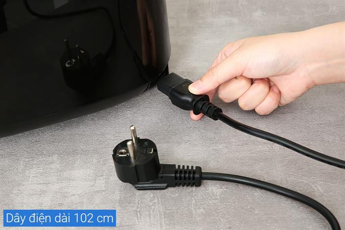 Nồi cơm điện tử Panasonic 1.8 lít SR-DM184KRA Màu Đen