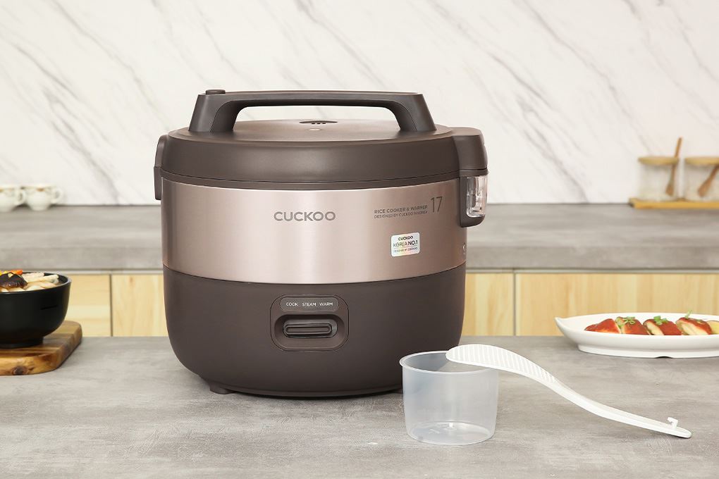 Nồi cơm nắp gài Cuckoo 3.06 lít CR-1755/KBBKCRVN Màu Nâu