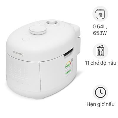 Nồi cơm điện tử áp suất Cuckoo 0.54 lít CRP-T0310FGW