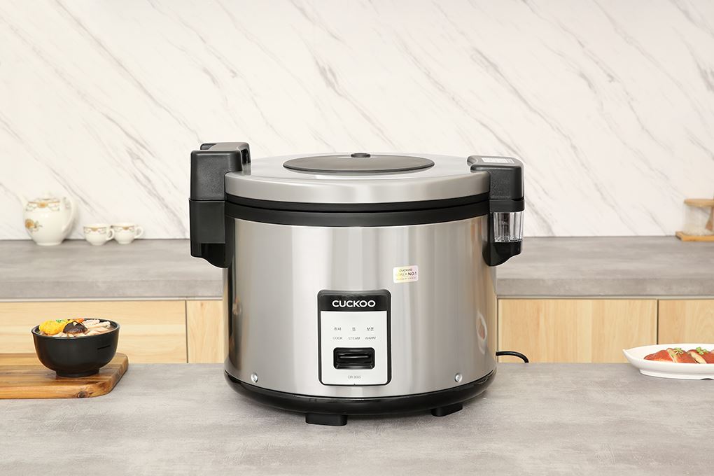 Nồi cơm công nghiệp nắp gài Cuckoo 6.3 lít CR-3555/BKSTVNCRCV - Thiết kế