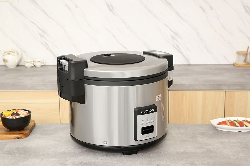 Nồi cơm nắp gài Cuckoo 6.3 lít CR-3555/BKSTVNCRCV Màu Đen - Xám