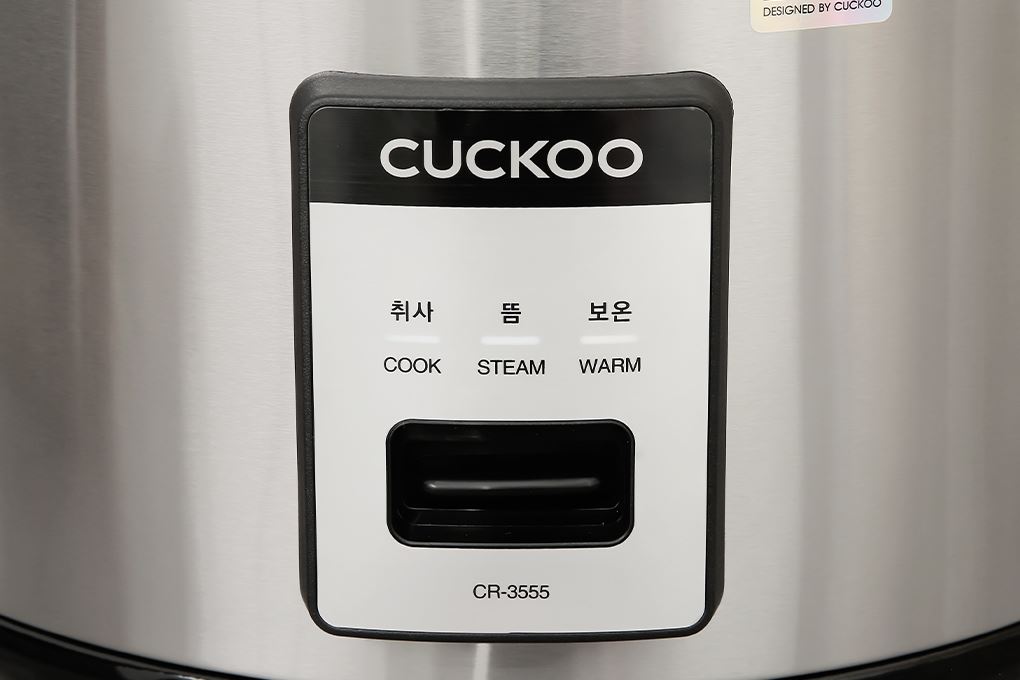 Nồi cơm công nghiệp nắp gài Cuckoo 6.3 lít CR-3555/BKSTVNCRCV - Bảng điều khiển