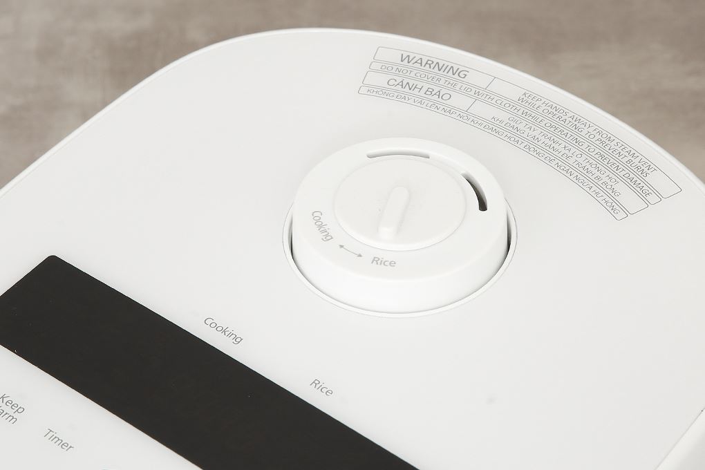 Nồi cơm điện tử Panasonic 1 lít SR-DK104WRA Màu Trắng