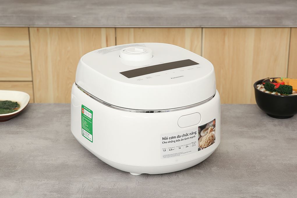 Nồi cơm điện tử Panasonic 1 lít SR-DK104WRA Màu Trắng