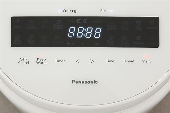 Nồi cơm điện tử Panasonic 1 lít SR-DK104WRA Màu Trắng
