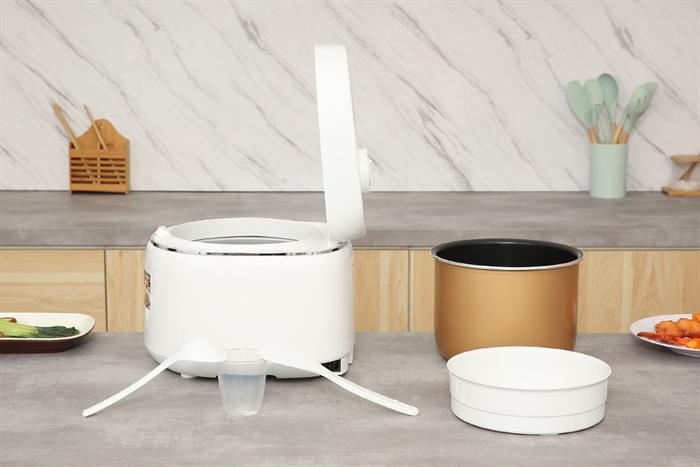 Nồi cơm điện tử Panasonic 1.8 lít SR-DK184WRA Màu Trắng