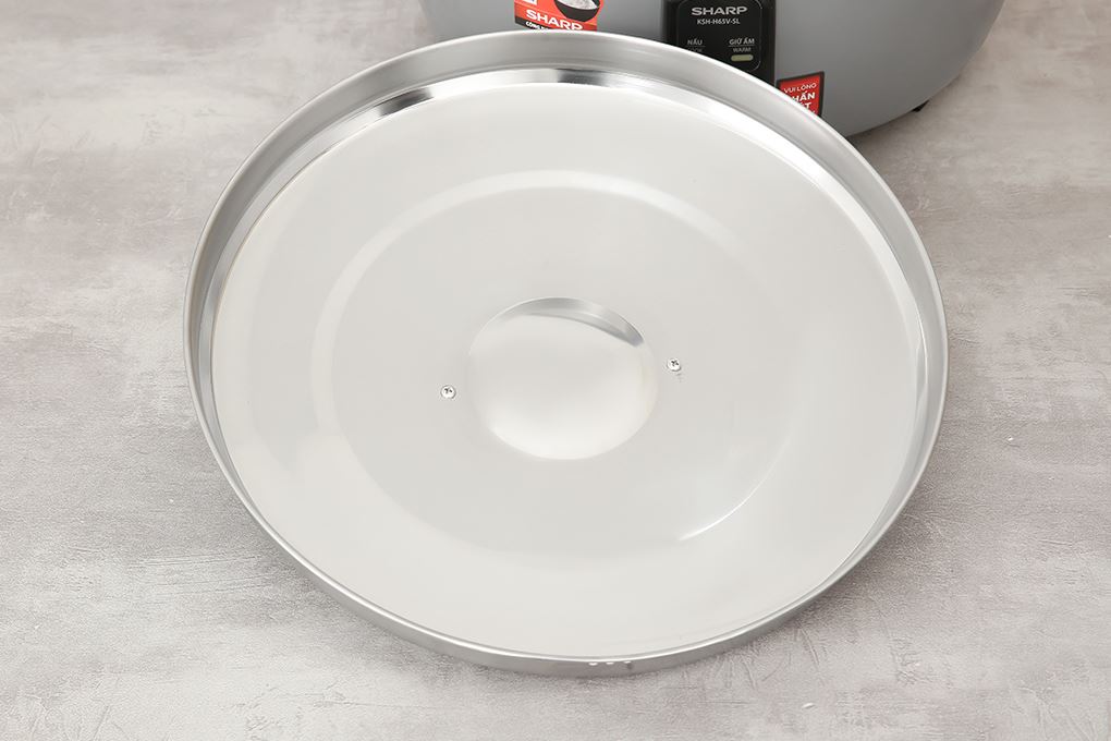 Nồi cơm nắp rời Sharp 6.5 lít KSH-H65V-SL Màu Bạc