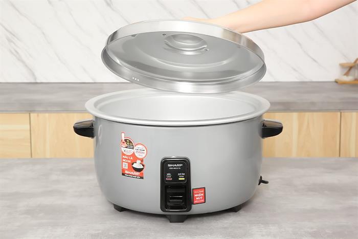 Nồi cơm nắp rời Sharp 6.5 lít KSH-H65V-SL Màu Bạc