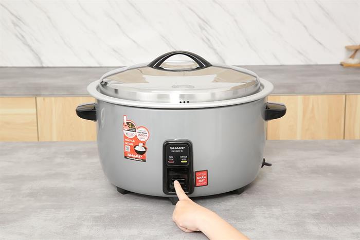 Nồi cơm nắp rời Sharp 6.5 lít KSH-H65V-SL Màu Bạc