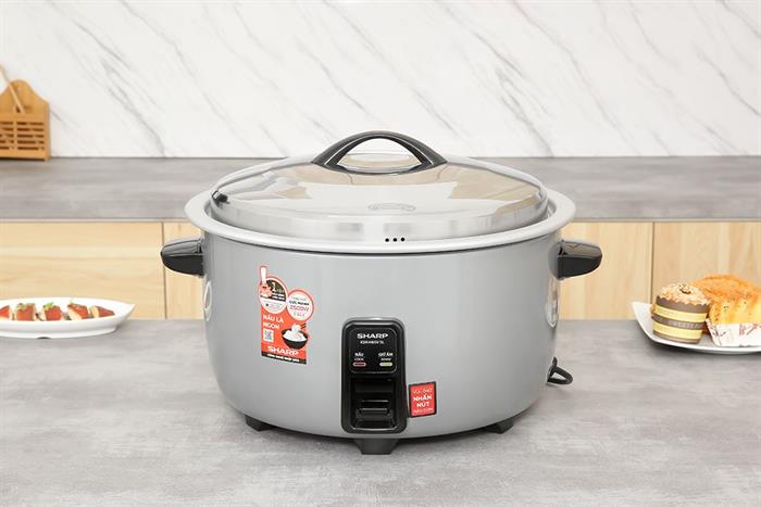 Nồi cơm nắp rời Sharp 6.5 lít KSH-H65V-SL Màu Bạc