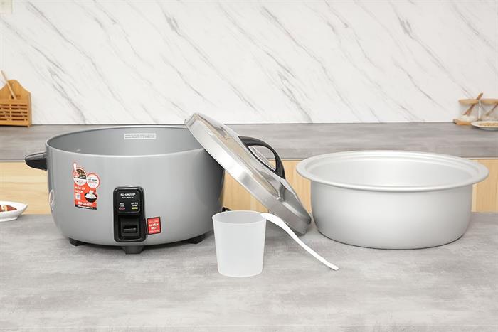 Nồi cơm nắp rời Sharp 6.5 lít KSH-H65V-SL Màu Bạc