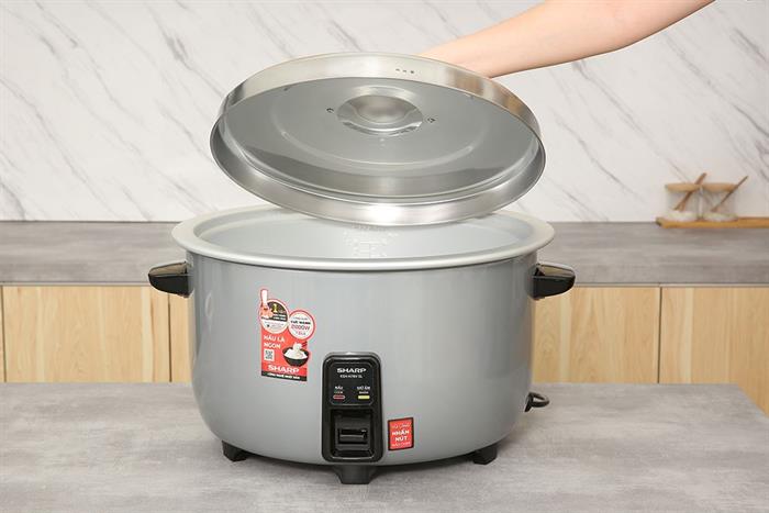 Nồi cơm nắp rời Sharp 7.8 lít KSH-H78V-SL Màu Bạc
