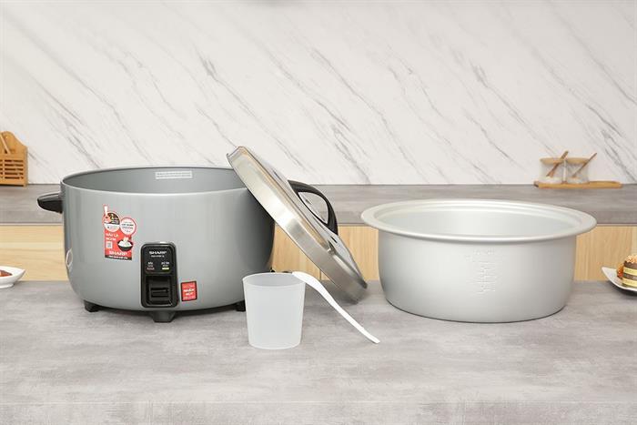 Nồi cơm nắp rời Sharp 7.8 lít KSH-H78V-SL Màu Bạc