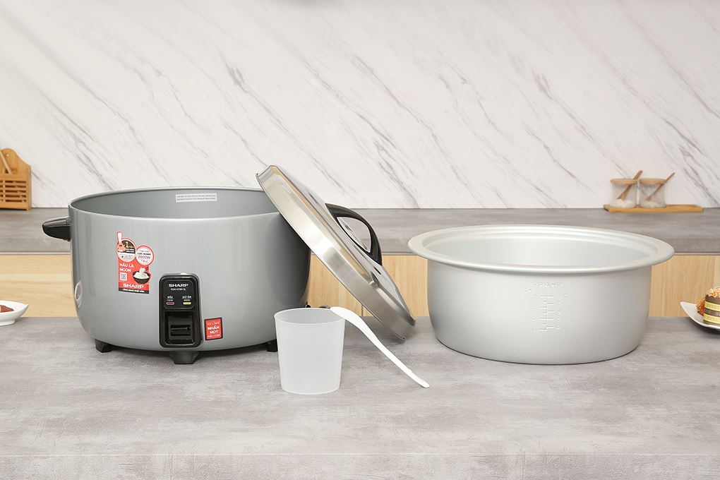 Nồi cơm nắp rời Sharp 7.8 lít KSH-H78V-SL Màu Bạc