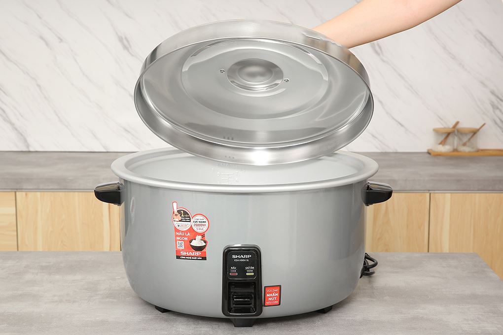 Nồi cơm nắp rời Sharp 9 lít KSH-H90V-SL Màu Bạc