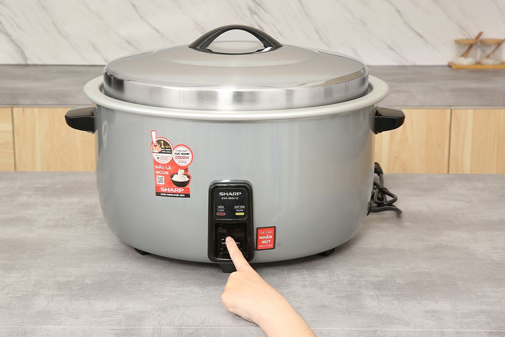 Nồi cơm nắp rời Sharp 9 lít KSH-H90V-SL Màu Bạc