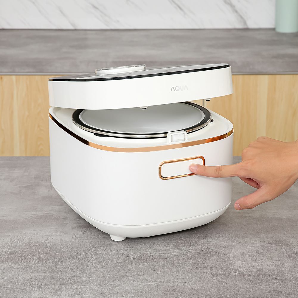 Nồi cơm điện cao tần AQUA 1.5 lít AQS-RIH401R(W)-VN Màu Trắng