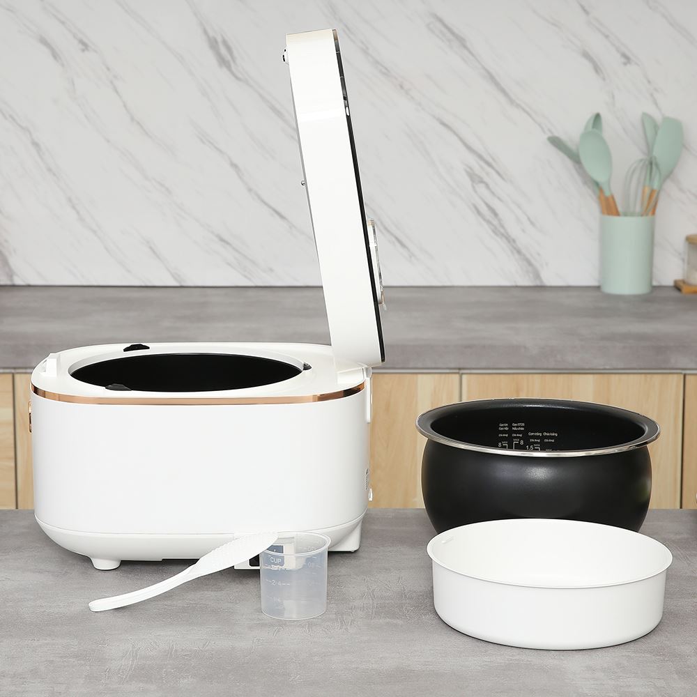Nồi cơm điện cao tần AQUA 1.5 lít AQS-RIH401R(W)-VN Màu Trắng