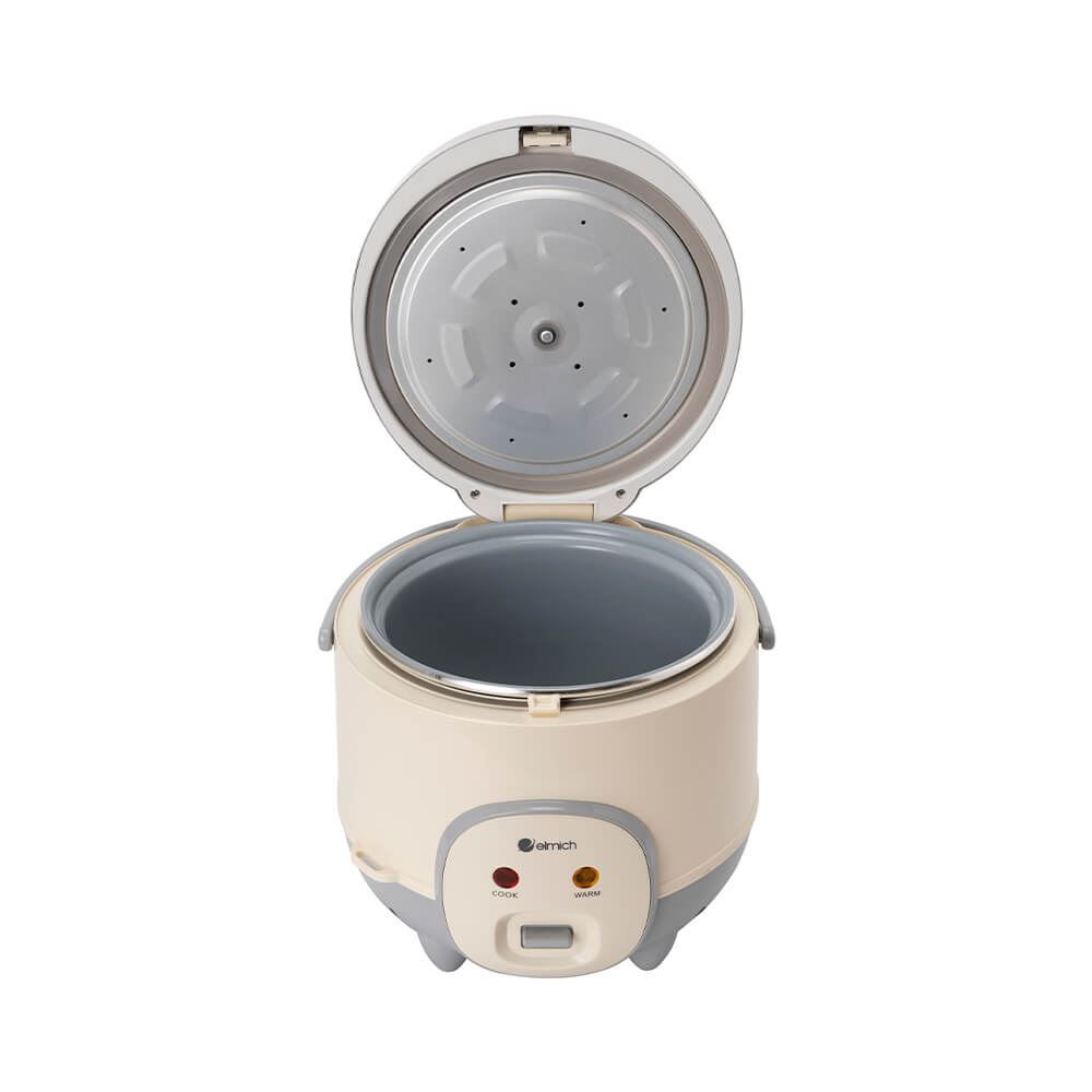 Nồi cơm điện Elmich 1.8 lít RCE-9128 Màu Trắng - Kem