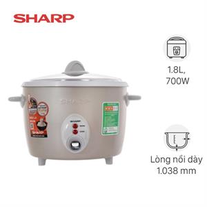 Nồi cơm nắp rời Sharp 1.8 lít KSH-F188V-GB