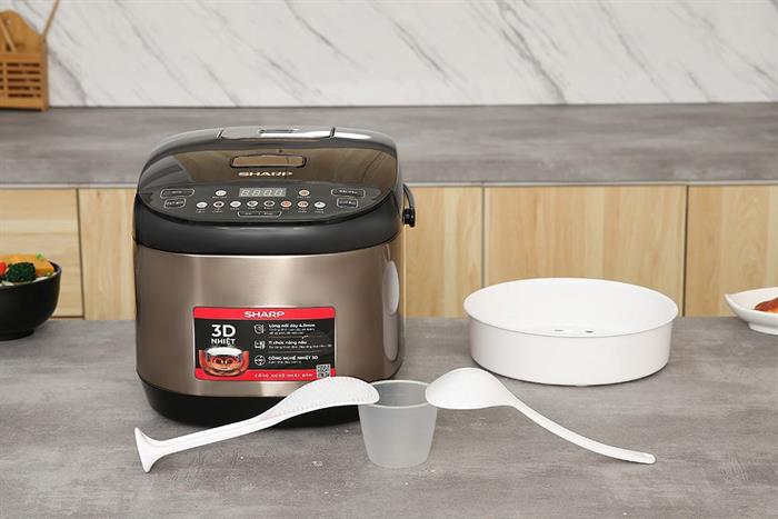 Nồi cơm điện tử Sharp 1.8 lít KS-TH18E2O-RS