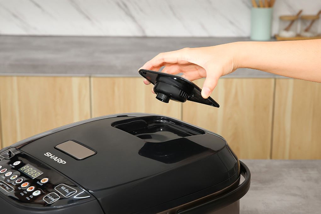Nồi cơm điện tử Sharp 1.8 lít KS-TH18E2O-RS Màu Vàng Hồng